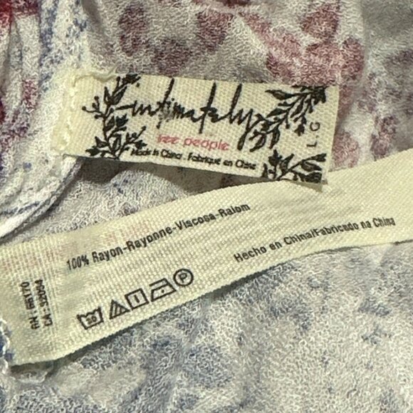 Free People Women's Large Tunic All Wrapped Up Tank Dress Summer Festival - Picture 7 of 11